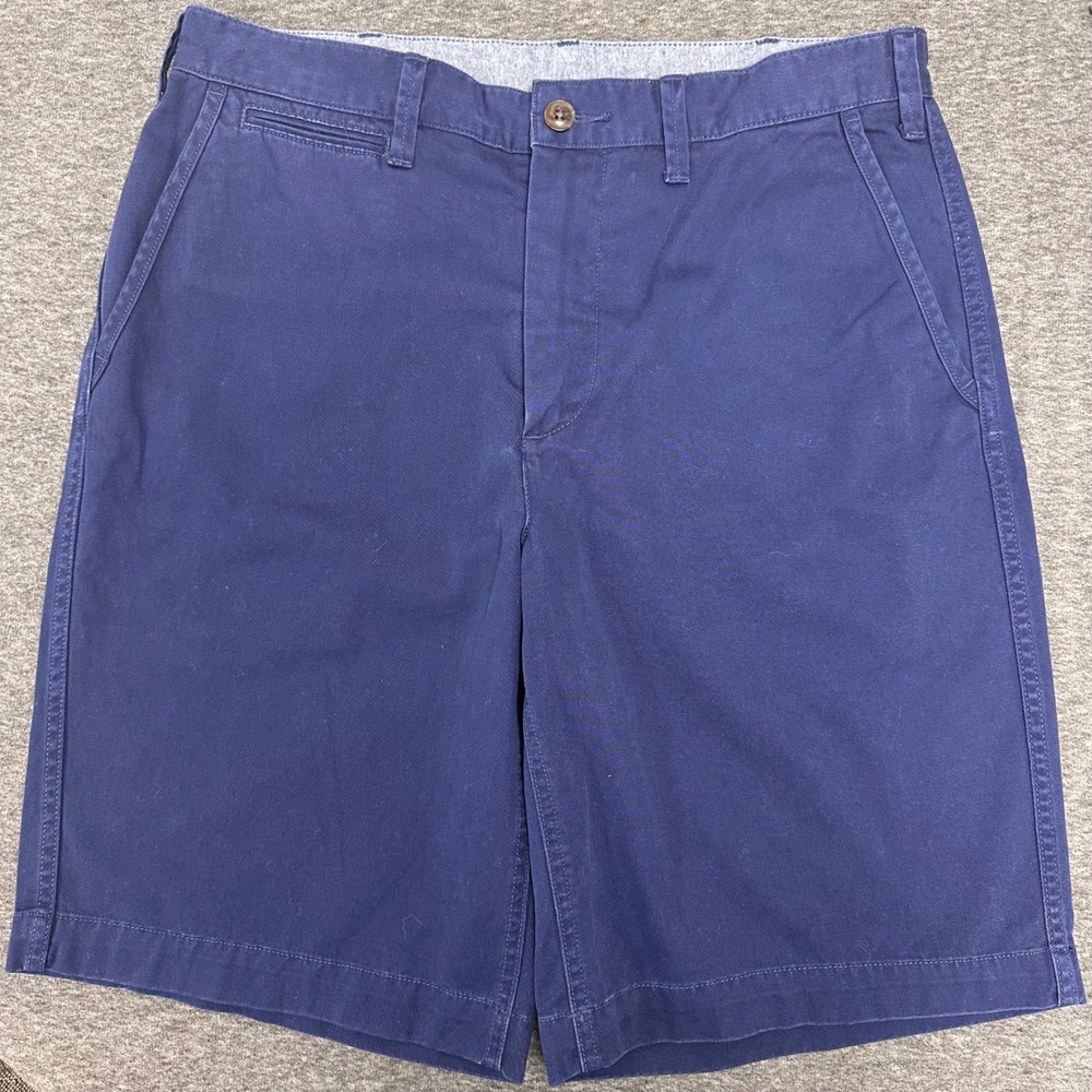 Polo Ralph Lauren Relaxed Fit Cotton Chino Relaxed Shorts Blue Casual‎ Size 30 - Picture 2 of 13